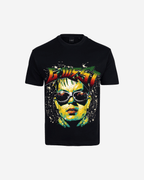 G West Mens Hold Steady Premium Oversized Tee Front And Back Print G West