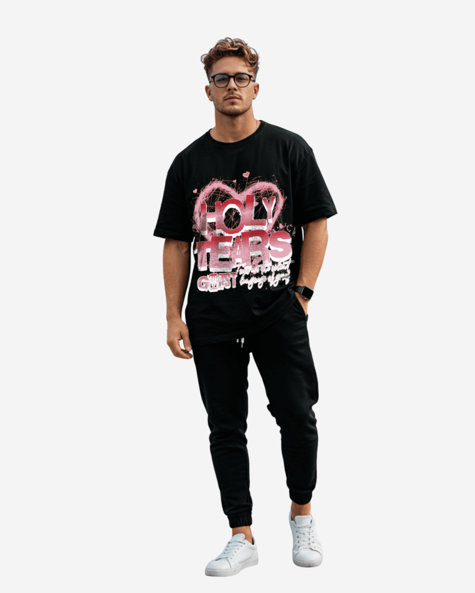 G West Holy Tears Oversized Men's T-Shirt G West