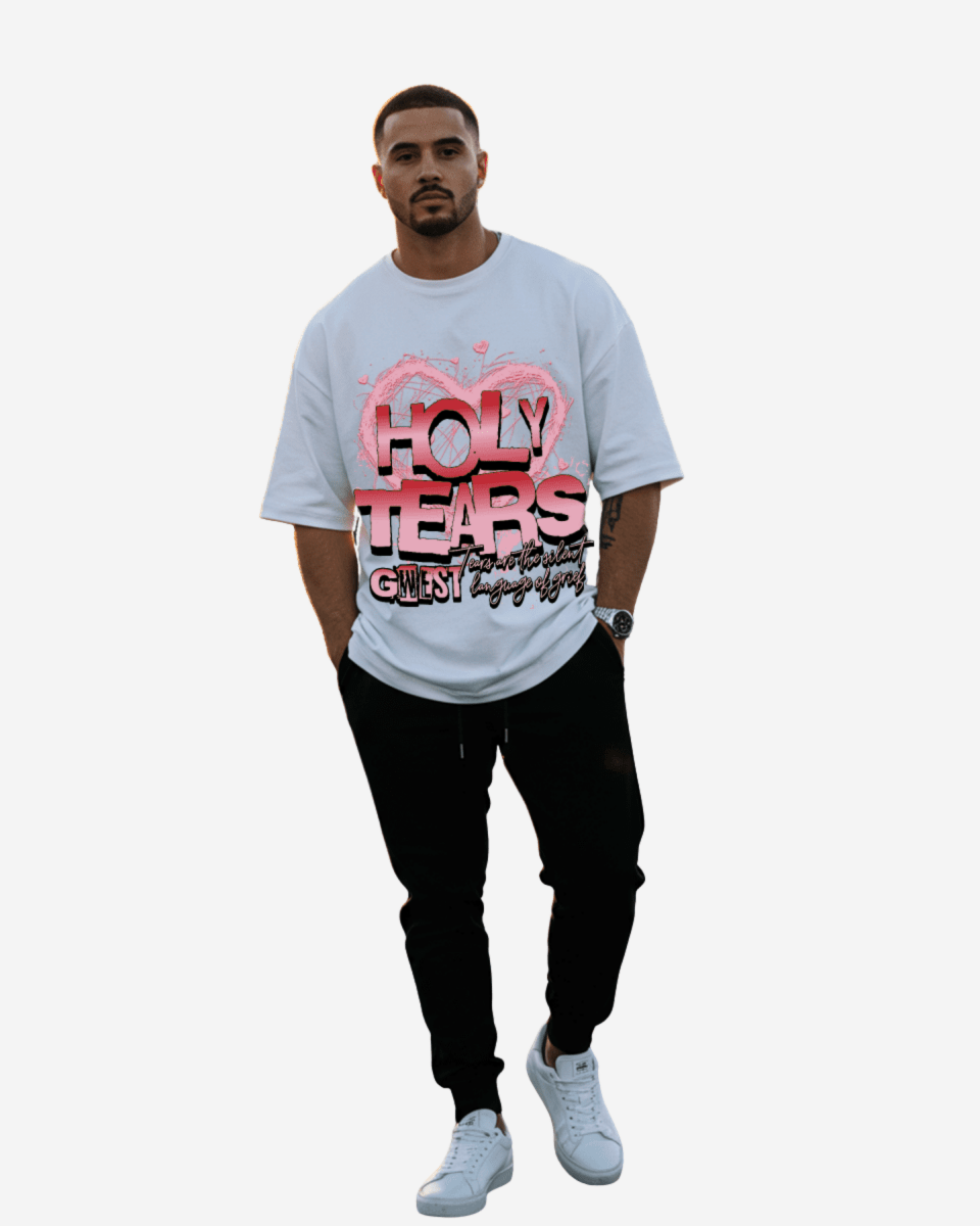 G West Holy Tears Oversized Men's T-Shirt G West