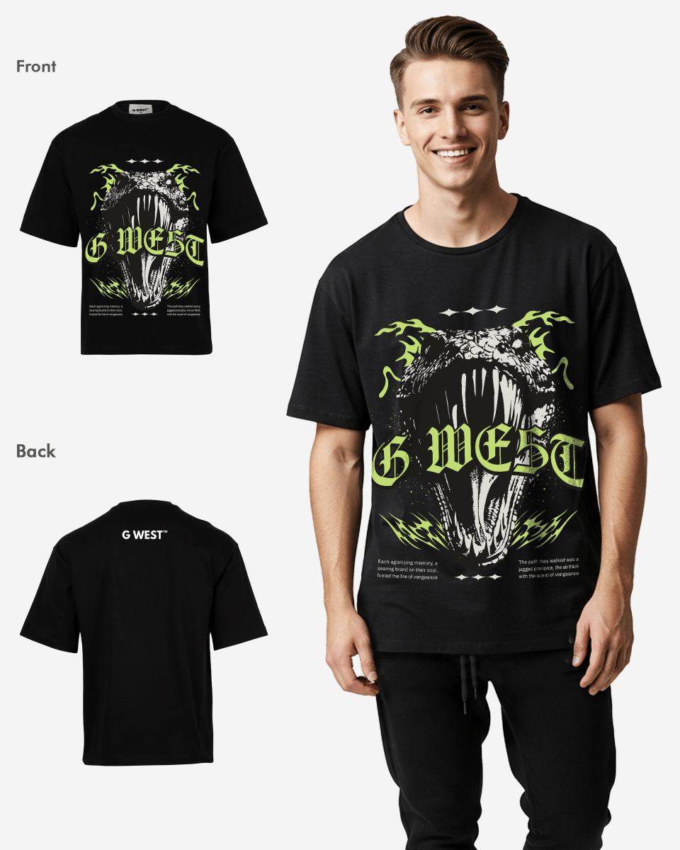 G WEST HUNGER UNLEASHED OVERSIZED T-Shirt Mens G West