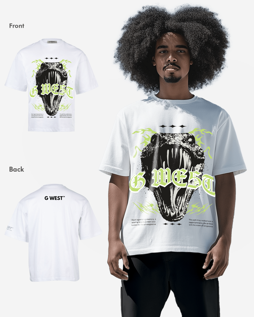 G WEST HUNGER UNLEASHED OVERSIZED T-Shirt Mens G West