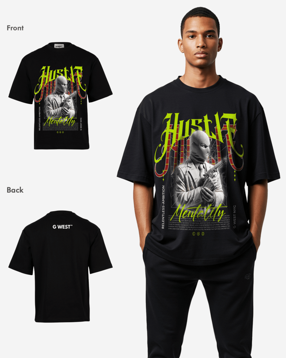 G WEST HUSTIF OVERSIZED T-Shirt Mens G West