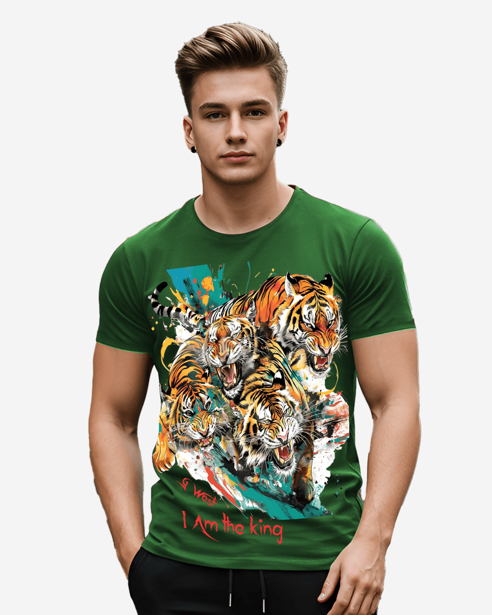 G West Mens I' Am The King Tee G West