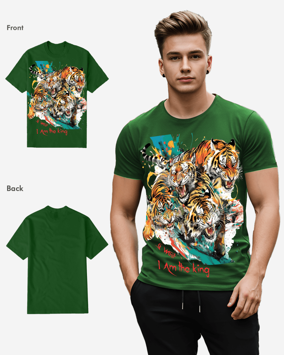 G West Mens I' Am The King Tee G West