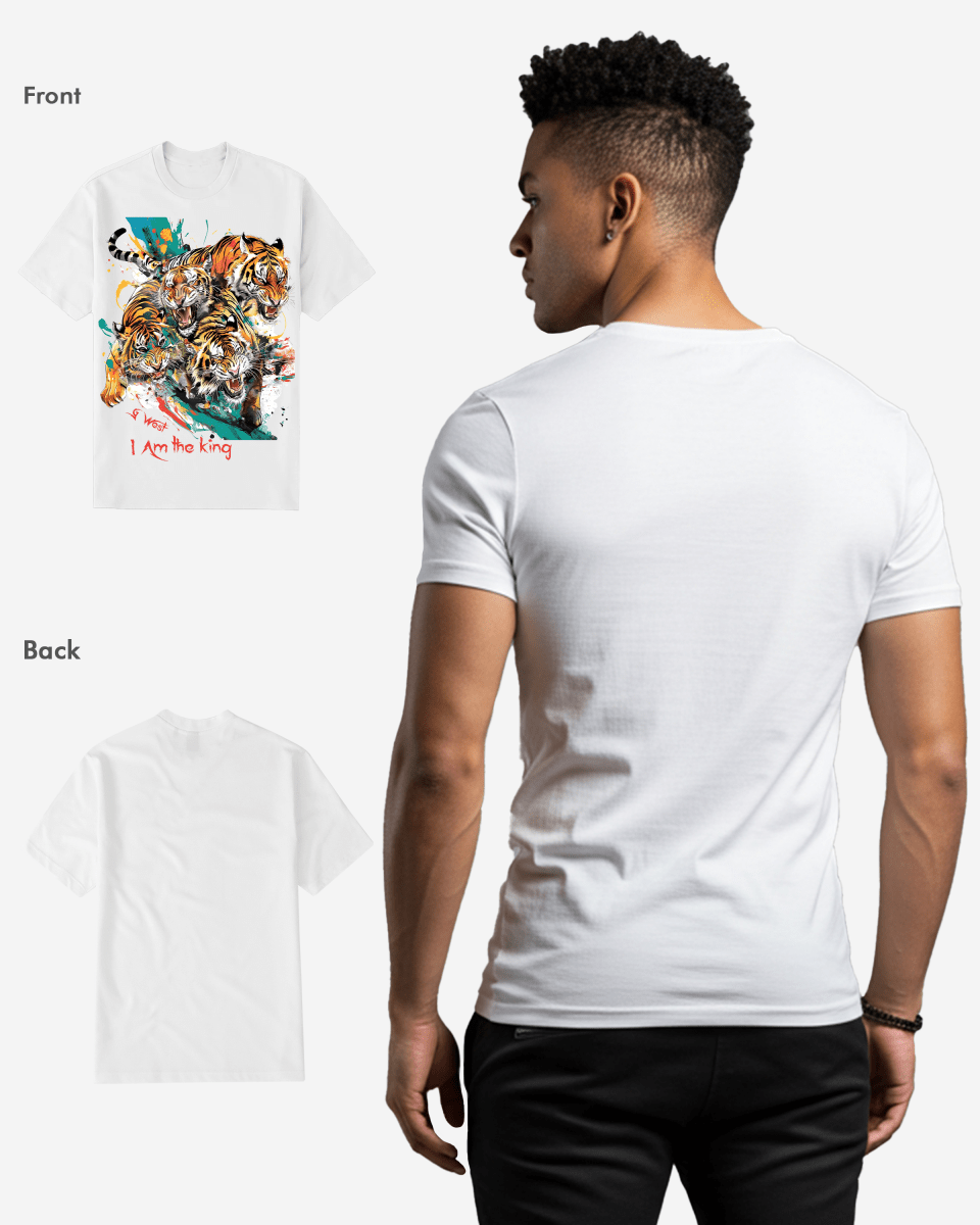 G West Mens I' Am The King Tee G West