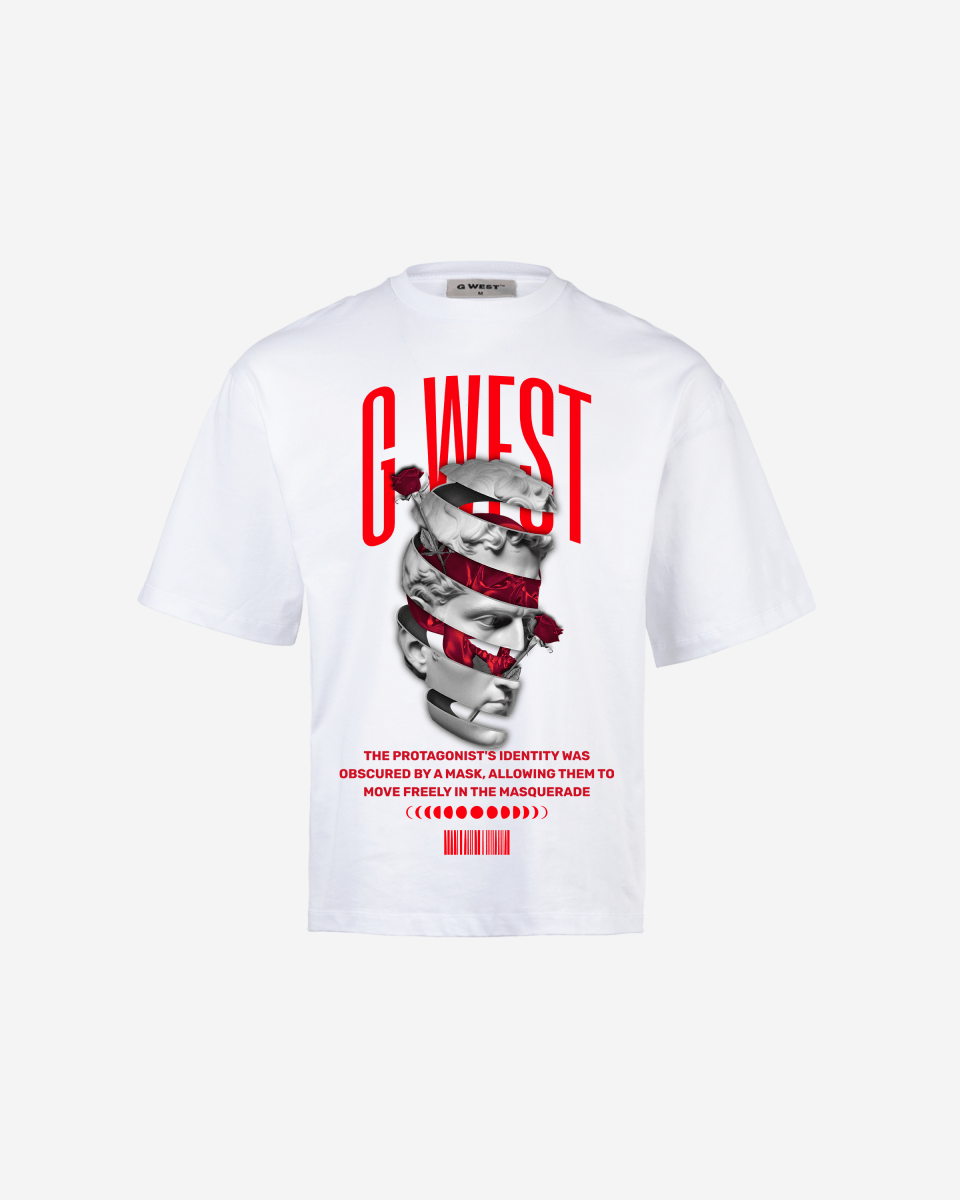 G WEST identity concealed OVERSIZED T-Shirt Mens G West