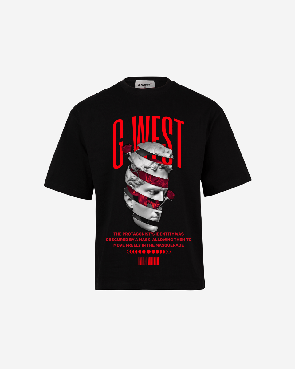 G WEST identity concealed OVERSIZED T-Shirt Mens G West