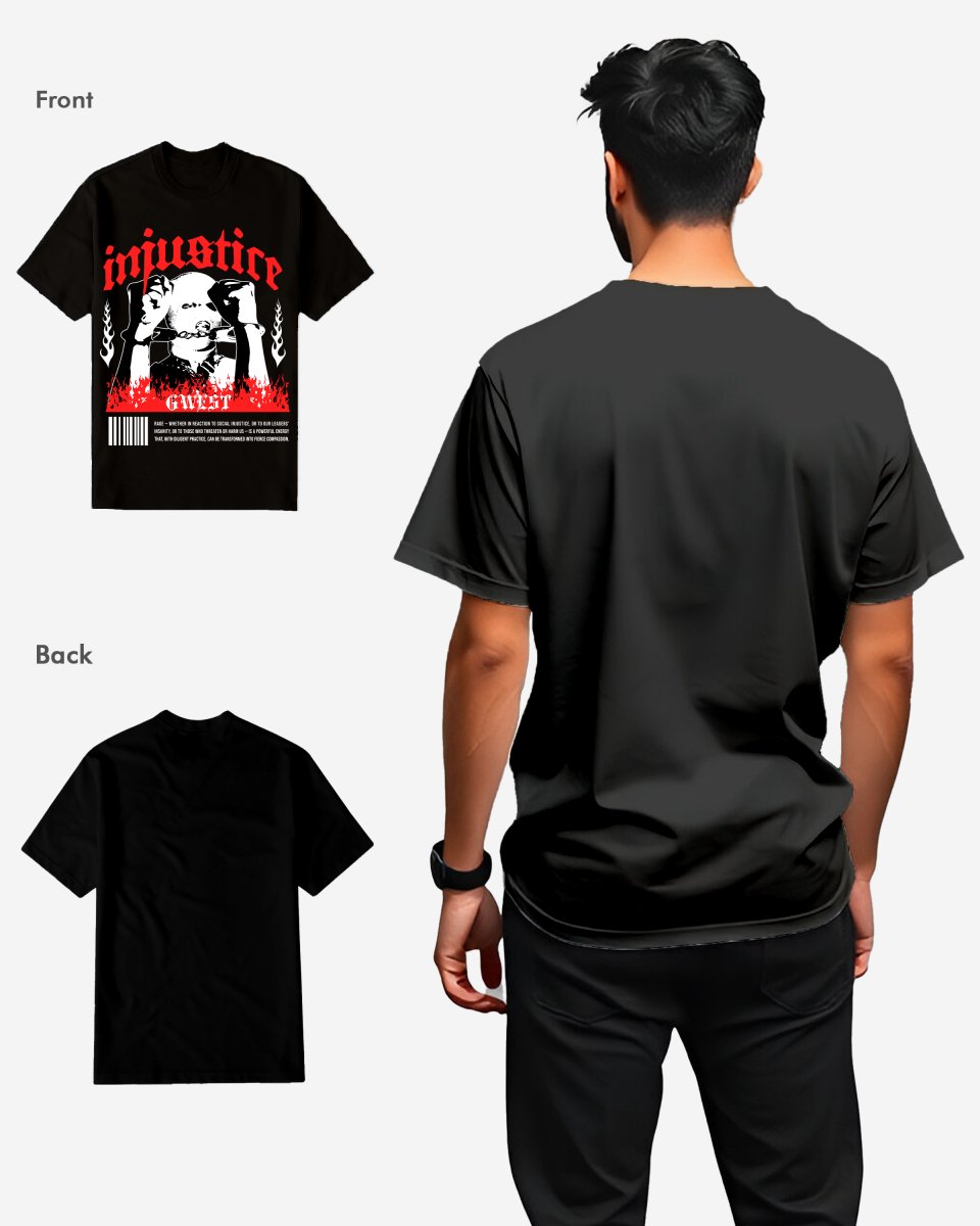 G West Injustice T-Shirt Mens G West