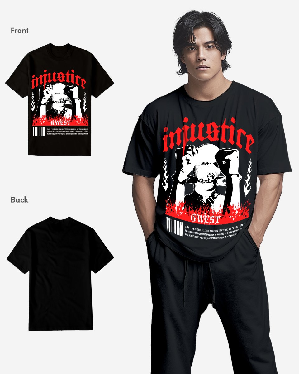 G West Injustice T-Shirt Mens G West