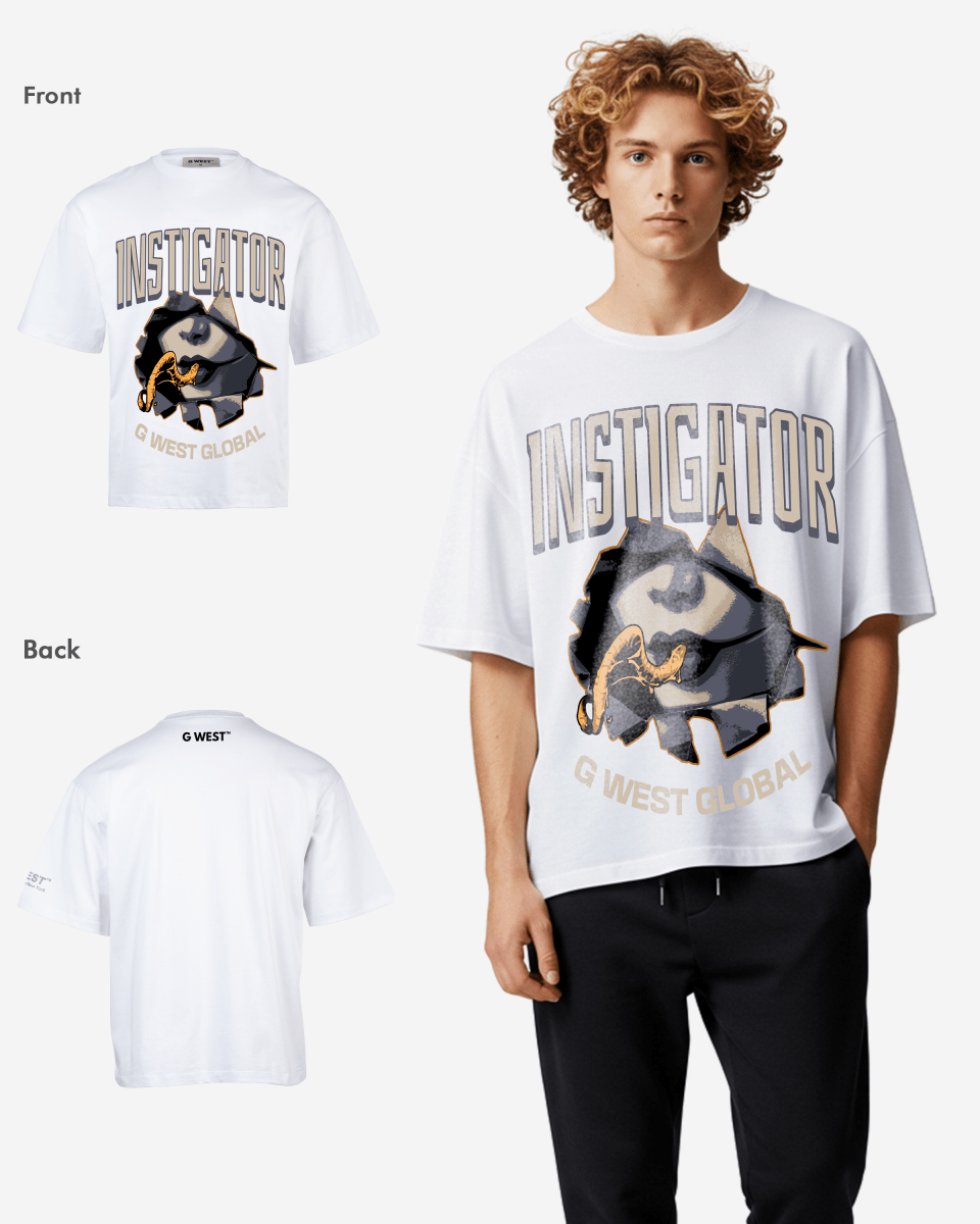 G WEST Instigator Oversized T-Shirt Mens G West