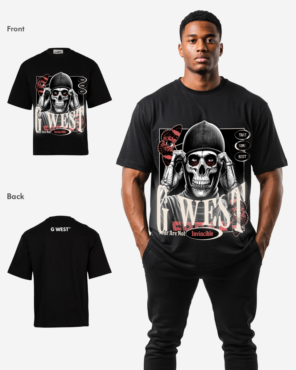 G WEST INVINCIBLE OVERSIZED T-Shirt Mens G West