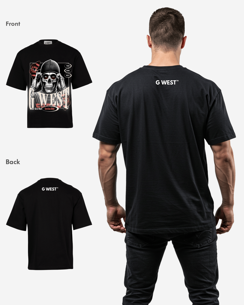 G WEST INVINCIBLE OVERSIZED T-Shirt Mens G West