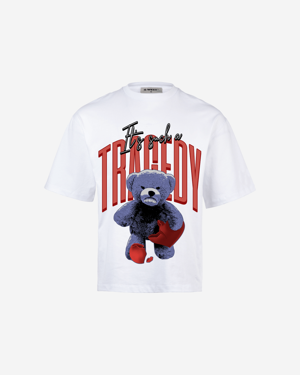 G WEST IT'S SUCH A TRAGEDY OVERSIZED T-Shirt Mens G West