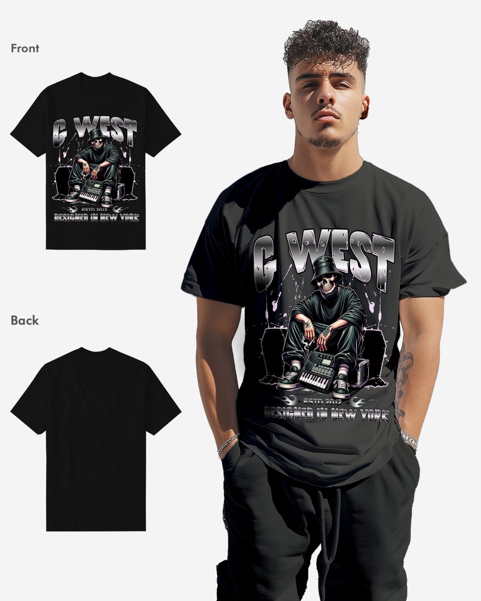 G West Jamming With The Dead T-Shirt Mens G West