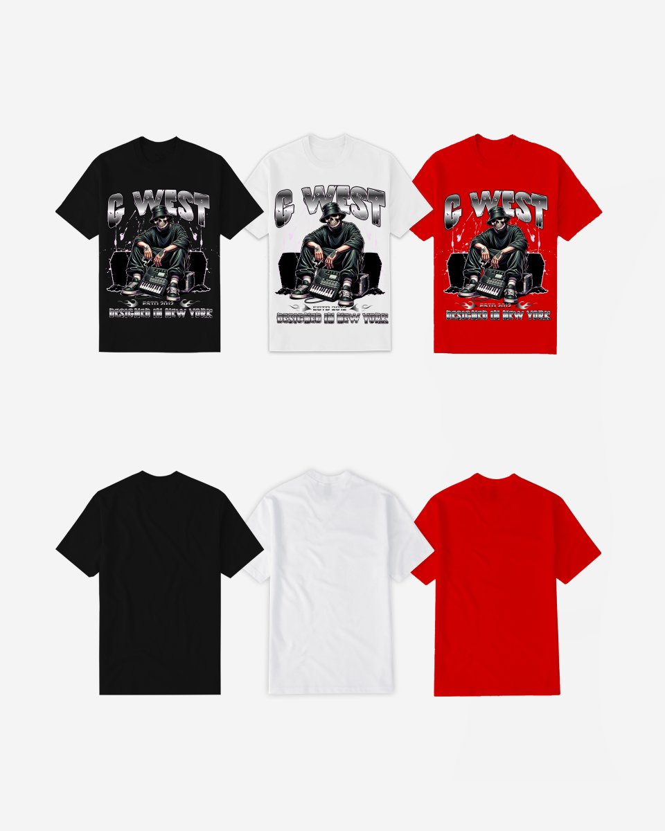 G West Jamming With The Dead T-Shirt Mens G West