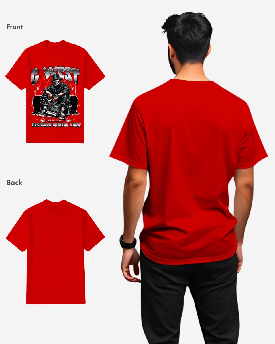 G West Jamming With The Dead T-Shirt Mens G West