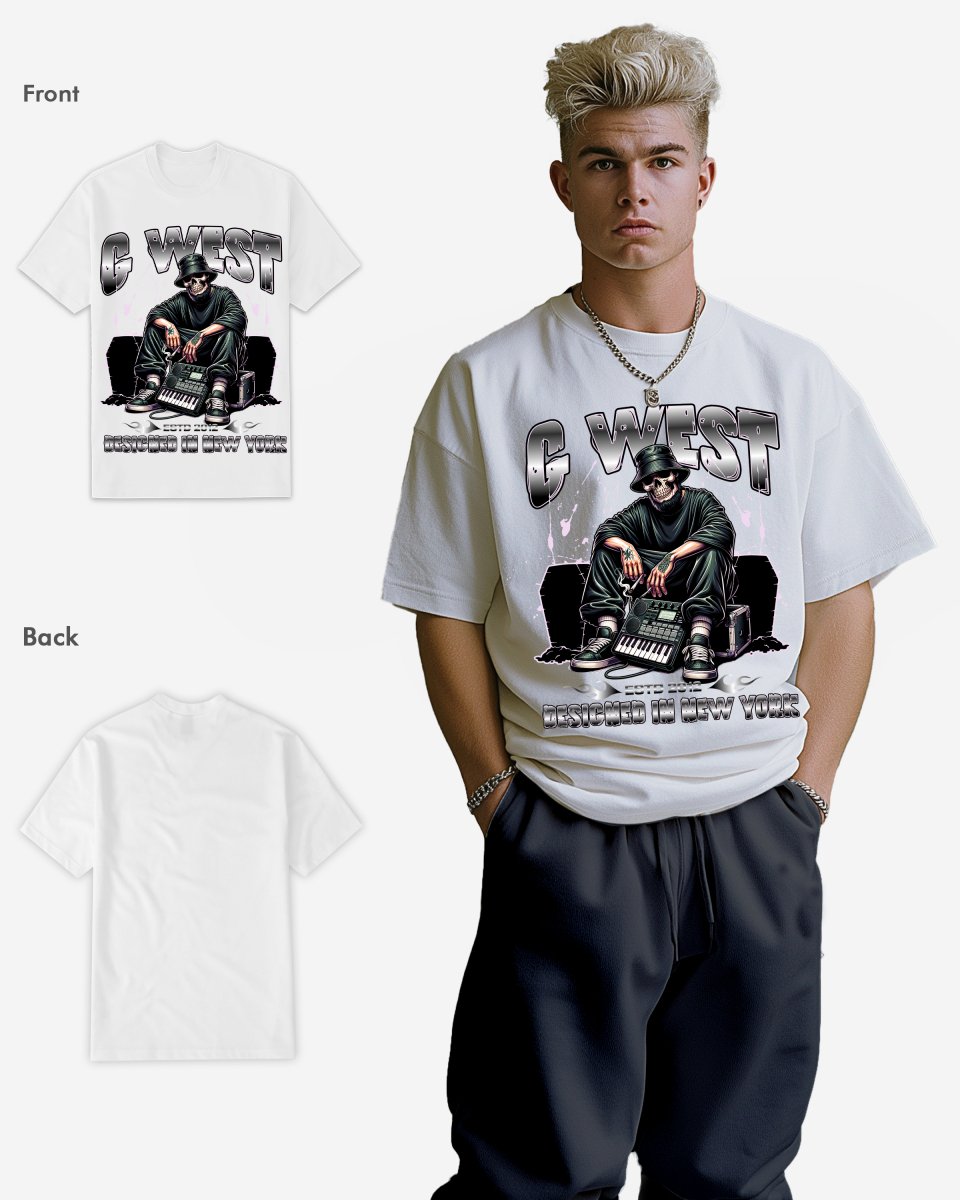 G West Jamming With The Dead T-Shirt Mens G West