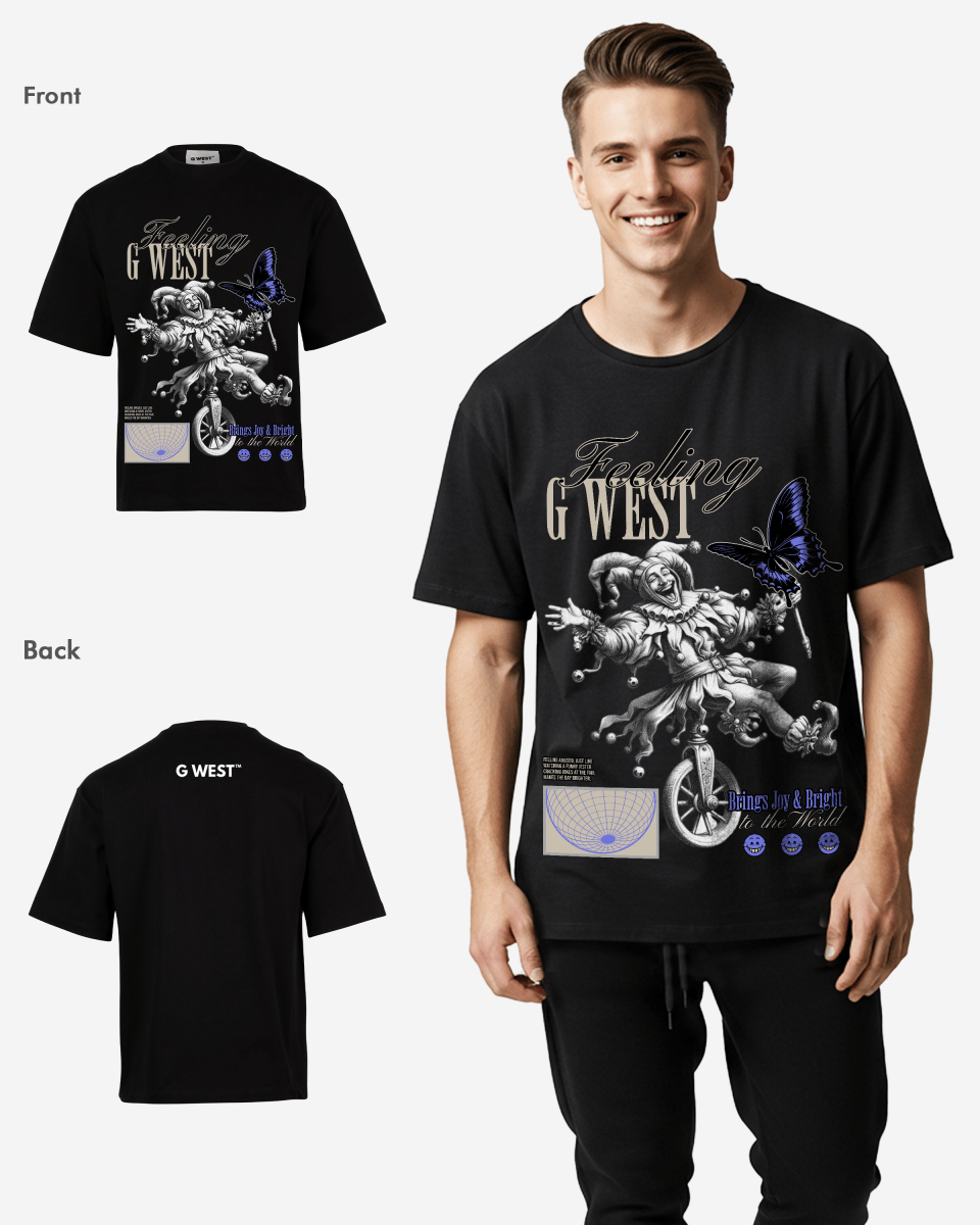 G WEST JOY OVERSIZED T-Shirt Mens G West