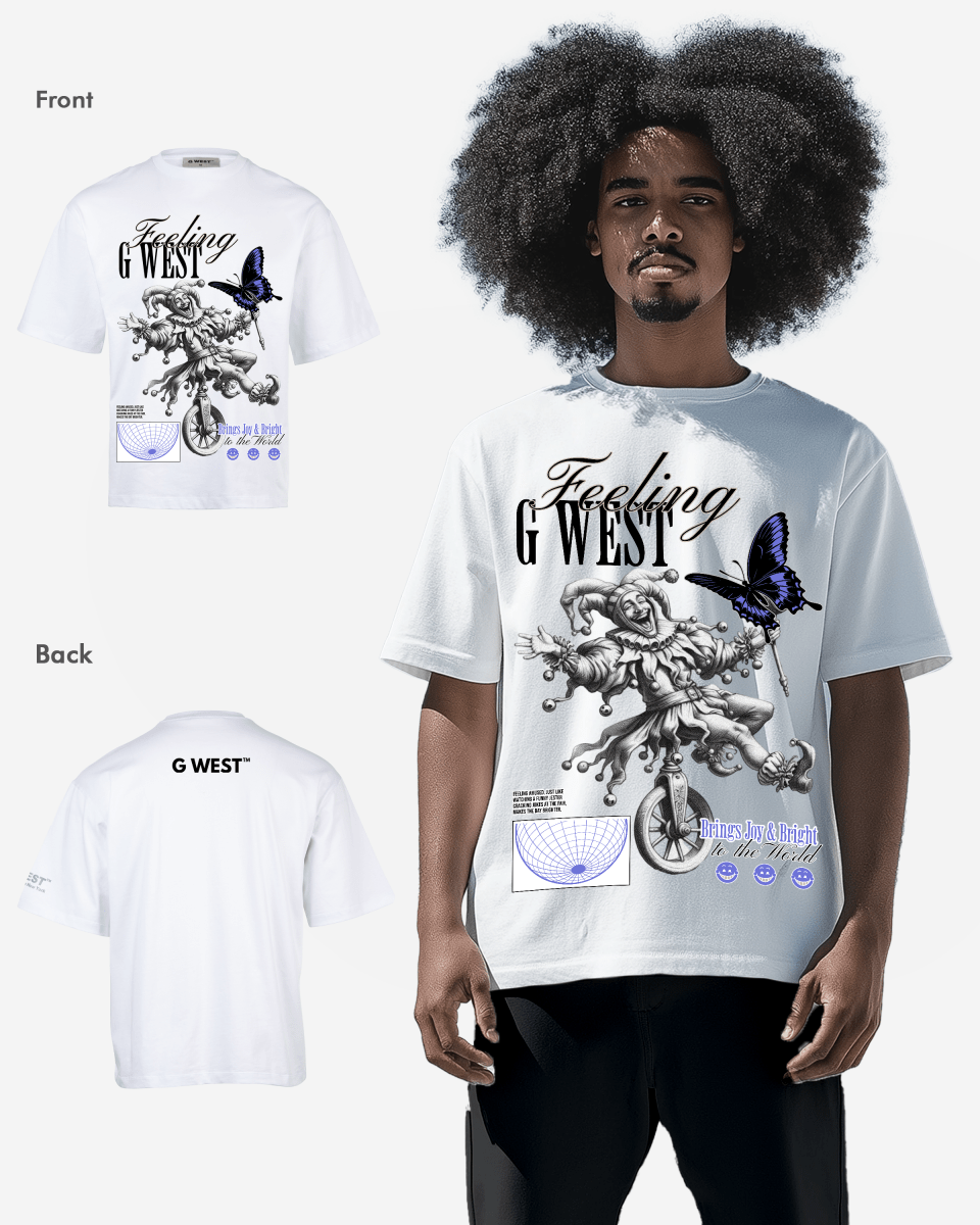 G WEST JOY OVERSIZED T-Shirt Mens G West