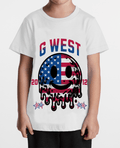 G WEST KIDS AMERICAN FLAG TEE G West