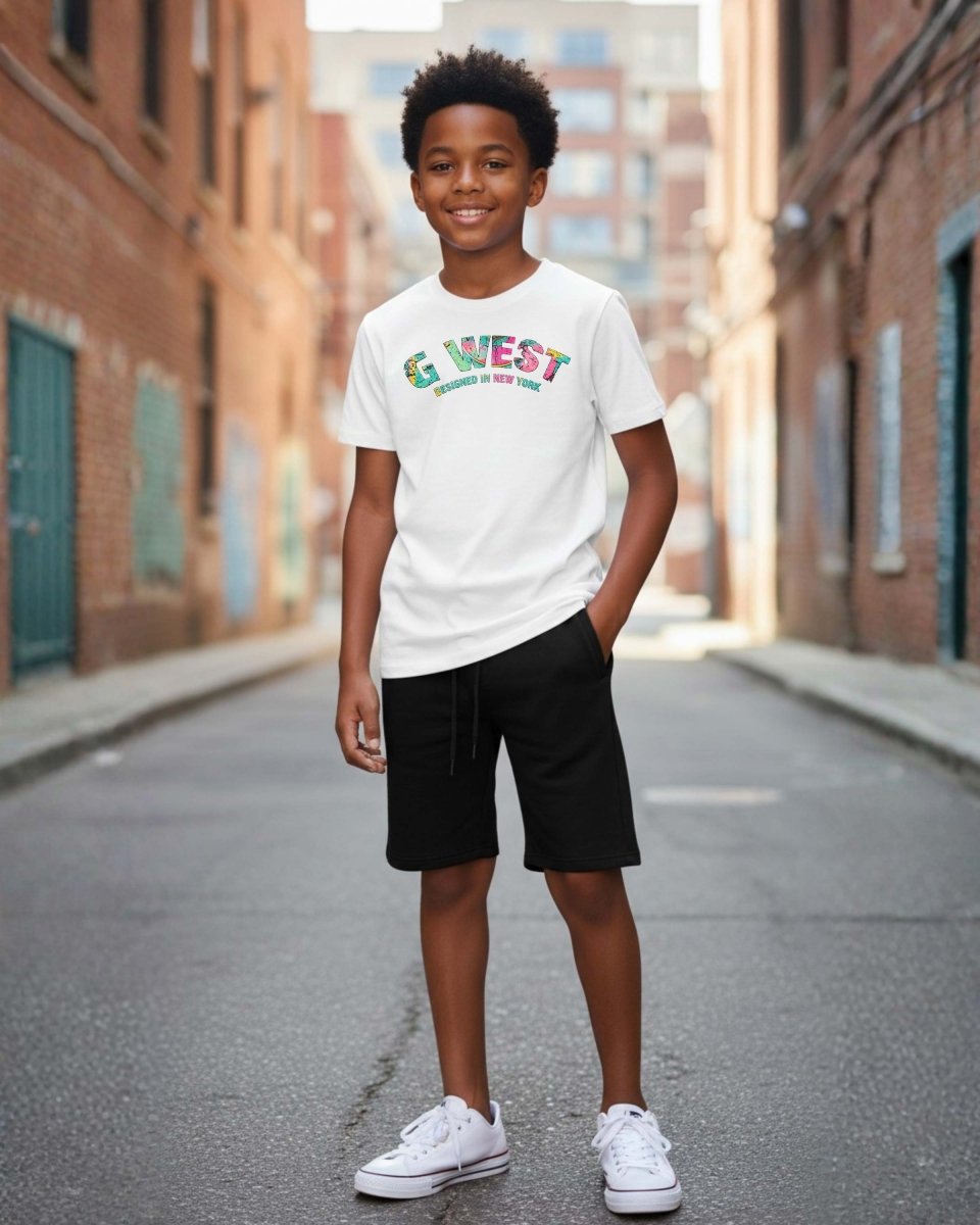 G West Kids Arch Logo T-Shirt G West