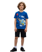 G West Kids Balloon Earth Royal T-Shirt Mens G West