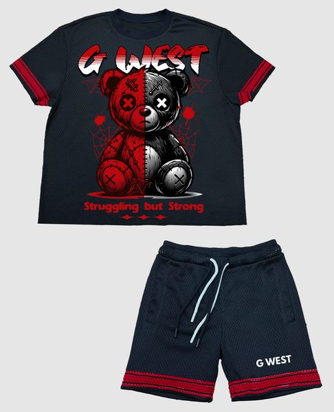 G West Kids Despair Mesh Tee Set G West