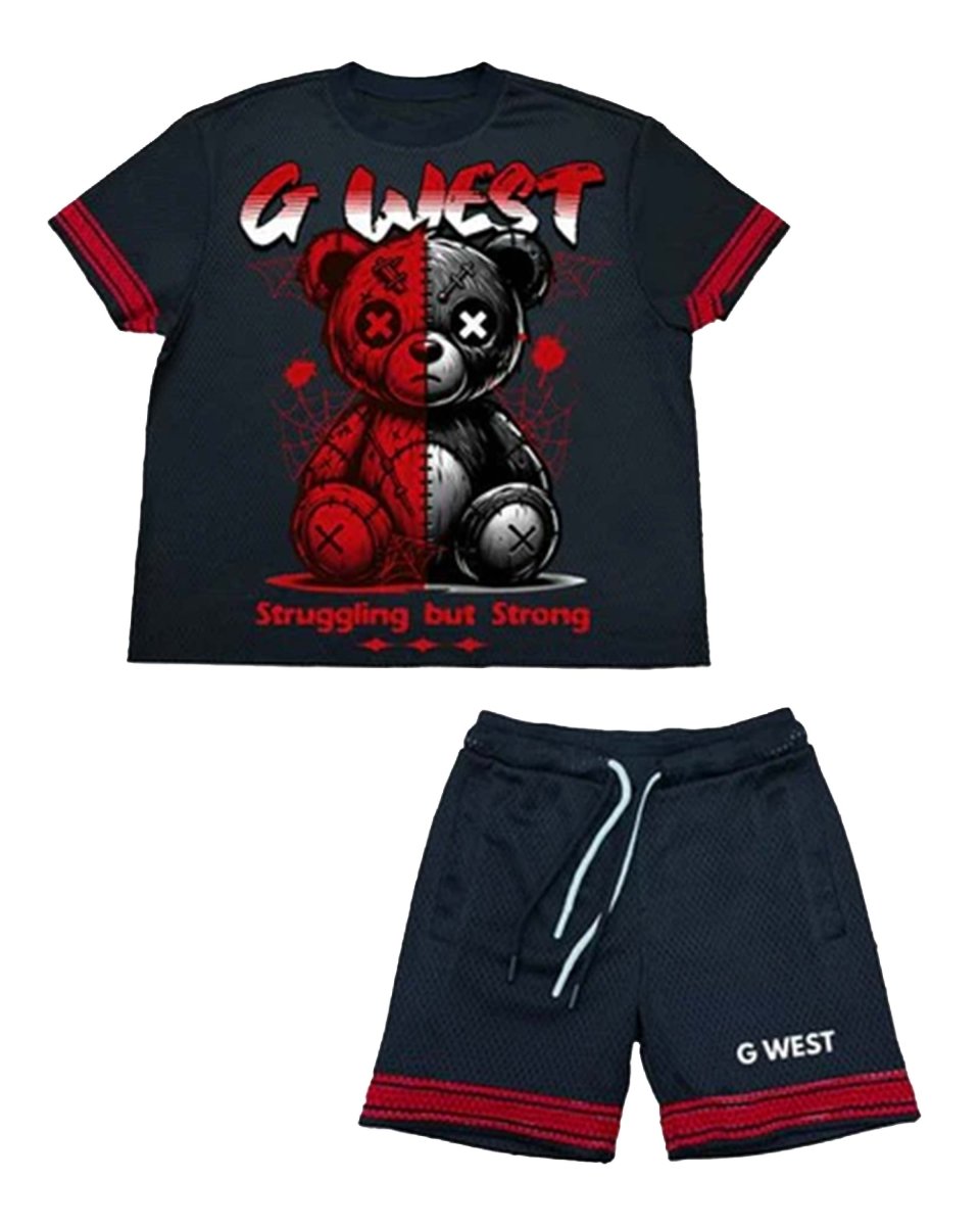 G West Kids Despair Mesh Tee Set G West