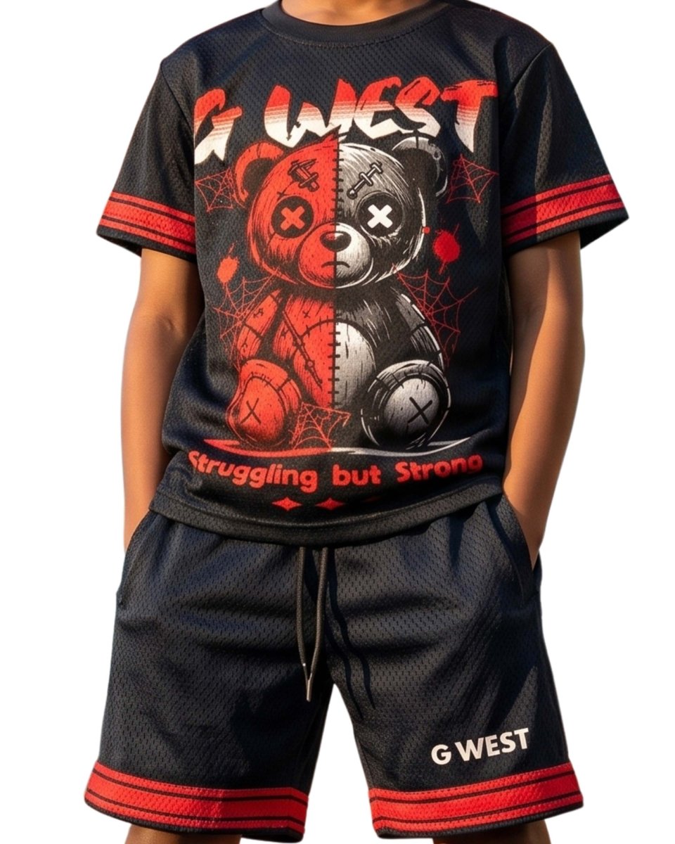 G West Kids Despair Mesh Tee Set G West