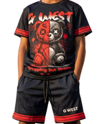G West Kids Despair Mesh Tee Set G West