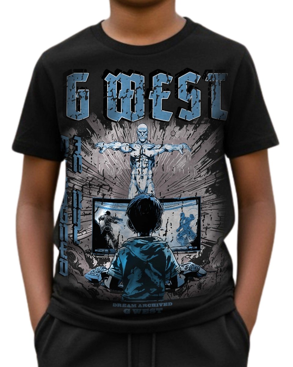 G West Kids Game Of G Baby Blue T-Shirt G West