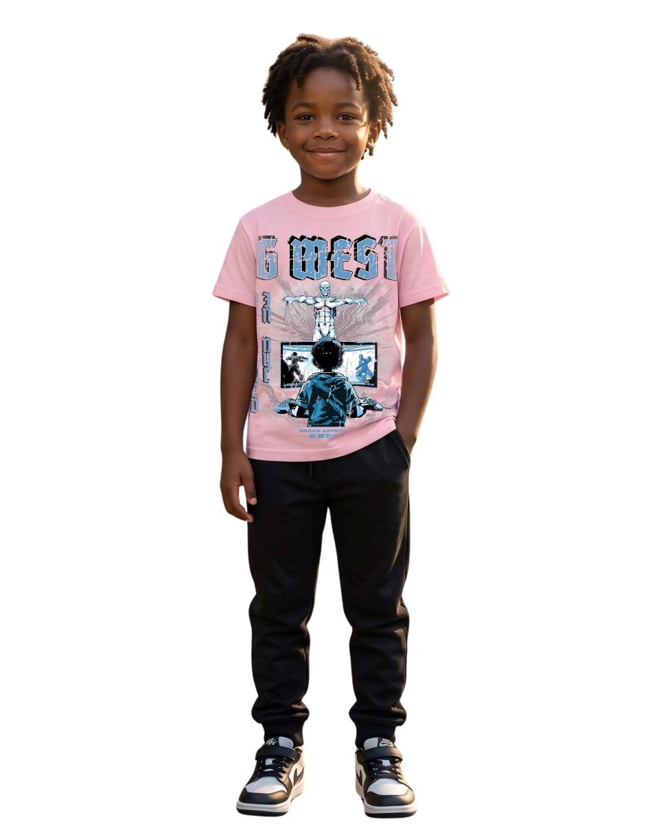 G West Kids Game Of G Baby Blue T-Shirt G West