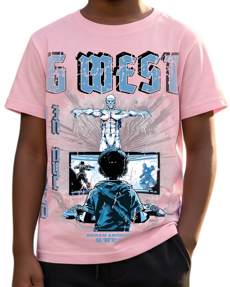 G West Kids Game Of G Baby Blue T-Shirt G West