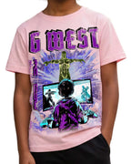 G West Kids Game Of G Purple T-Shirt Mens G West