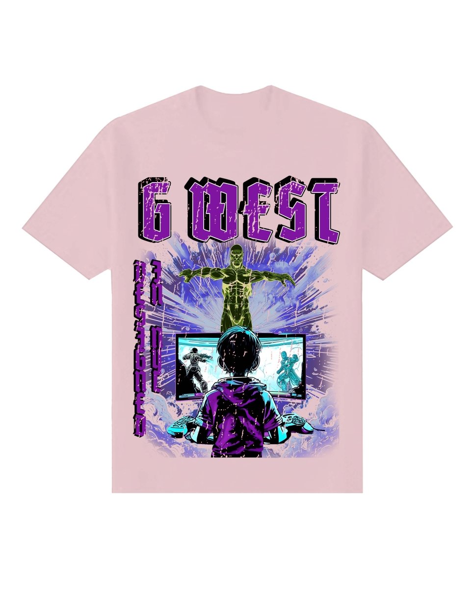 G West Kids Game Of G Purple T-Shirt Mens G West