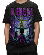 G West Kids Game Of G Purple T-Shirt Mens G West