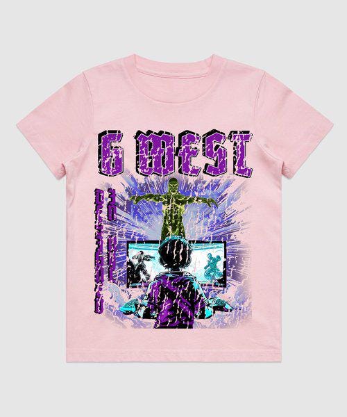 G West Kids Game Of G Purple T-Shirt Mens G West