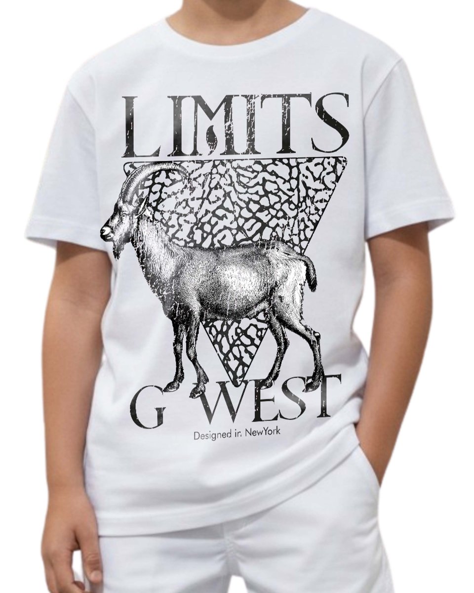 G West Kids Greatest Of All Time White Tee - Dtpbasty9039 G West