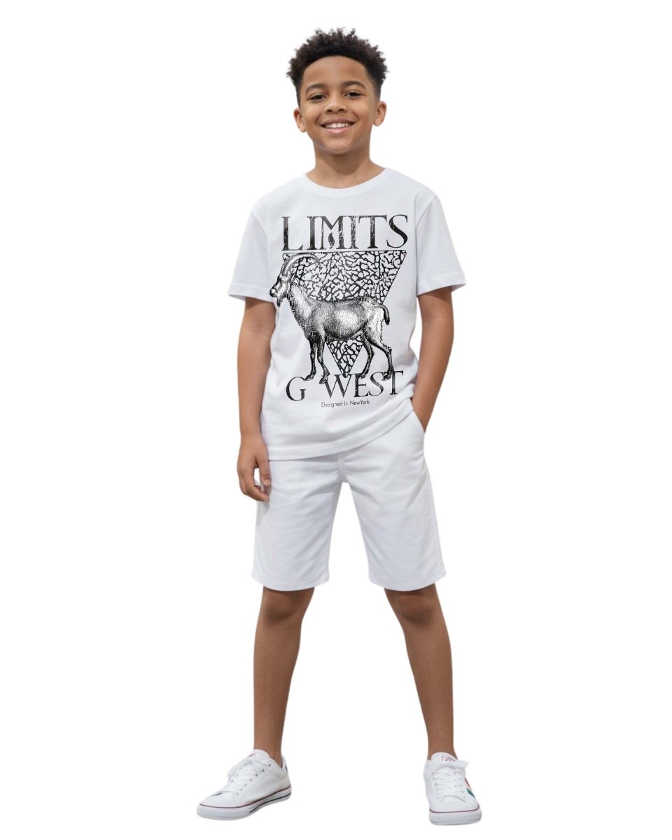 G West Kids Greatest Of All Time White Tee - Dtpbasty9039 G West