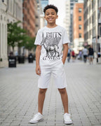 G West Kids Greatest Of All Time White Tee - Dtpbasty9039 G West