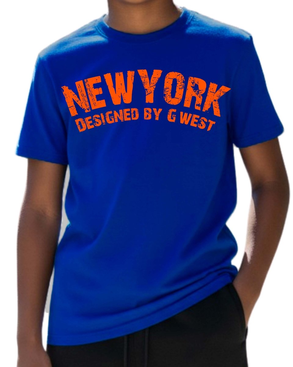G West Kids New York Arch Logo T-Shirt G West