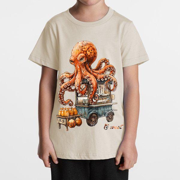 G West Kids Octopus Cart T-Shirt G West