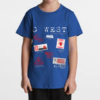 G West Kids Olympic Stamp Tee - Dtpbasty5041 G West
