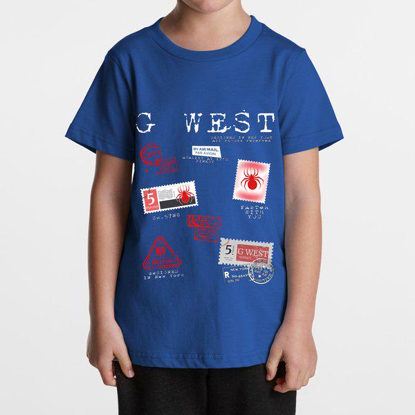 G West Kids Olympic Stamp Tee - Dtpbasty5041 G West