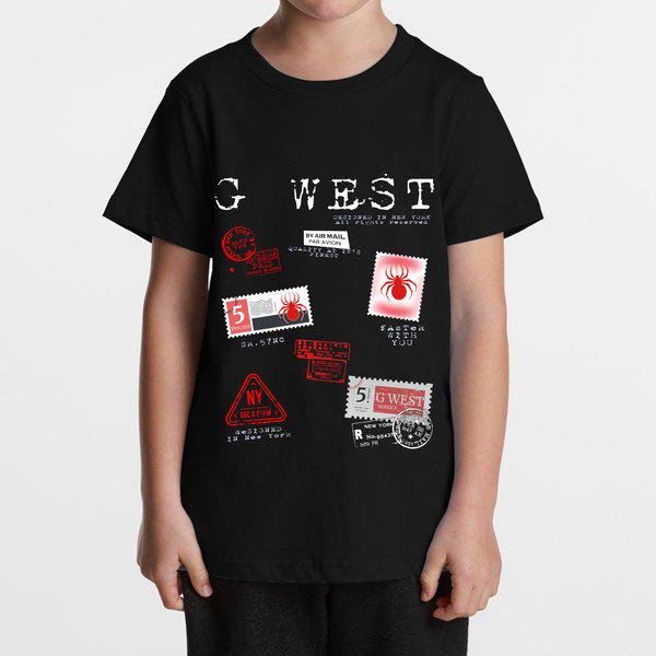 G West Kids Olympic Stamp Tee - Dtpbasty5041 G West