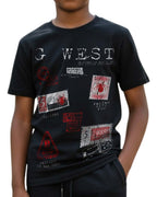 G West Kids Olympic Stamp Tee - Dtpbasty5041 G West