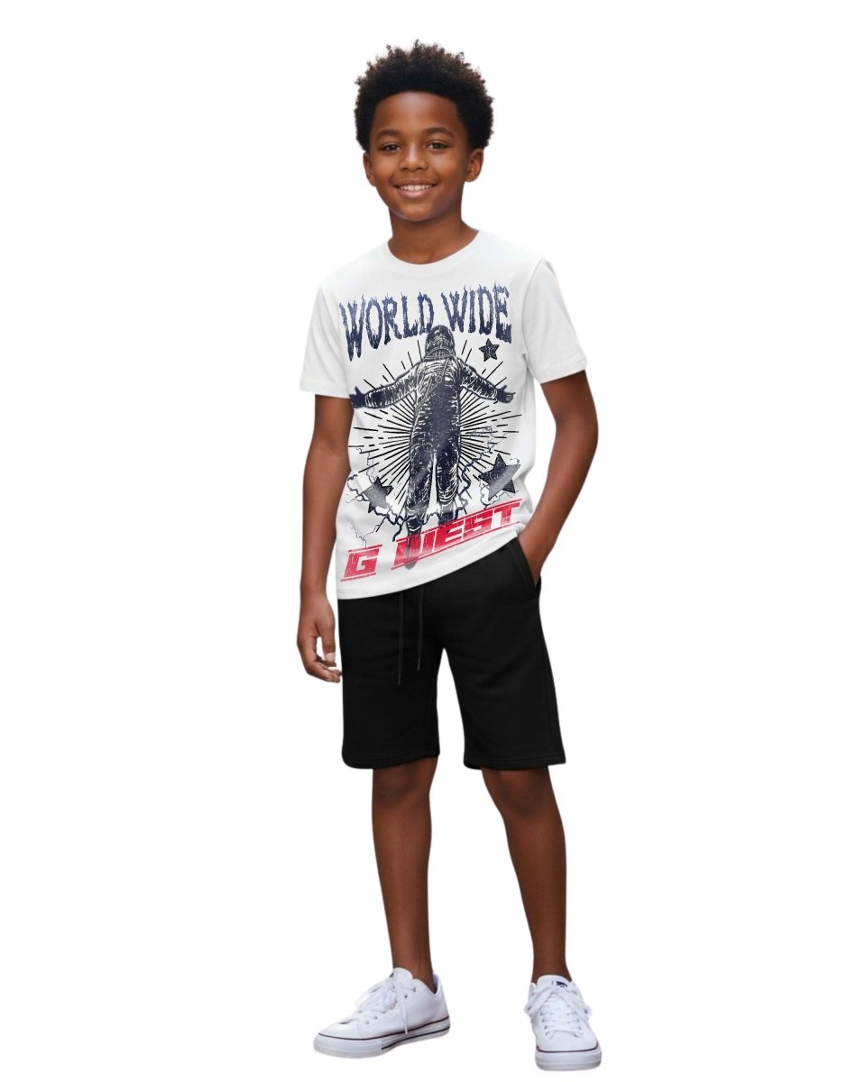 G West Kids Olympic World Wide Star T-Shirt Mens G West
