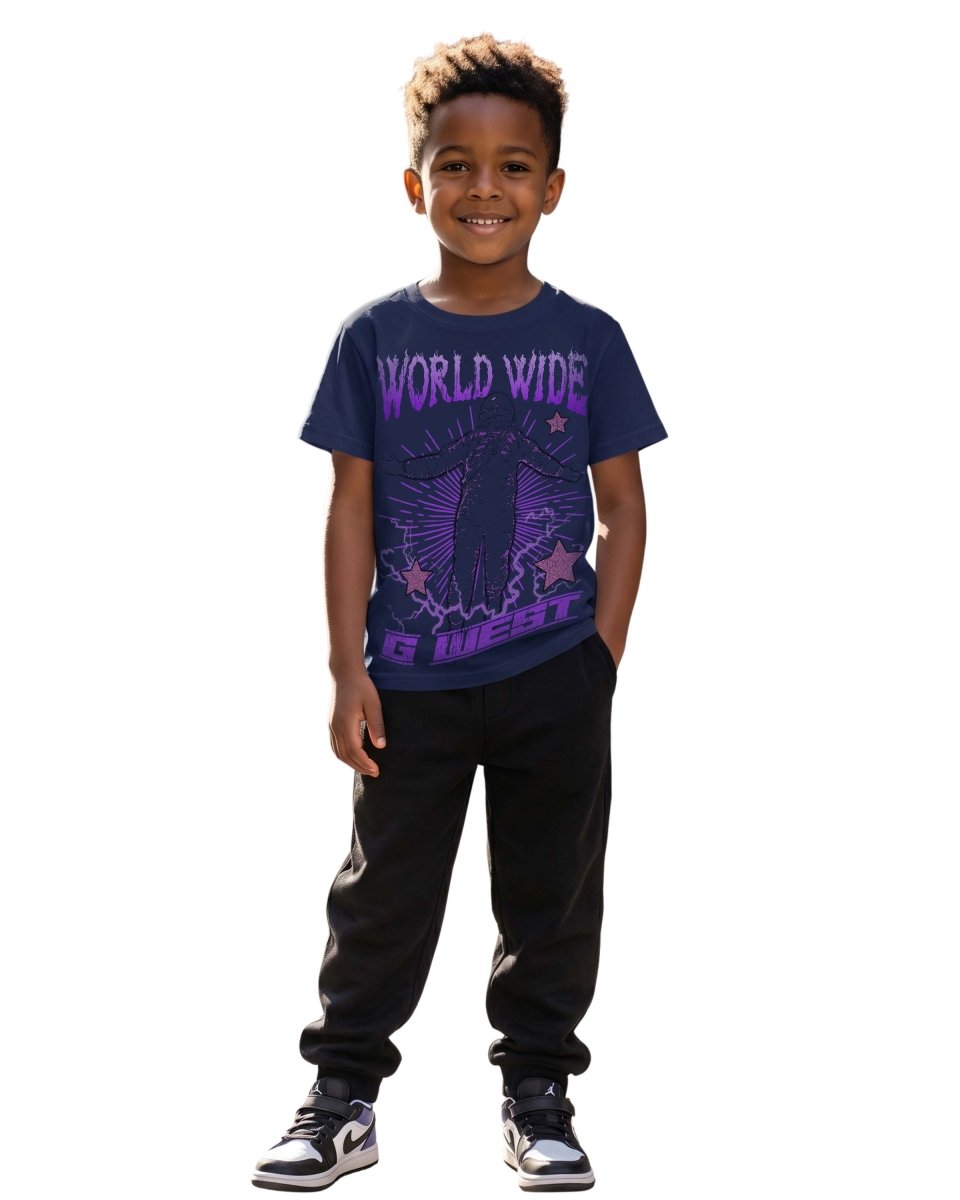 G West Kids Olympic World Wide Star T-Shirt Mens G West