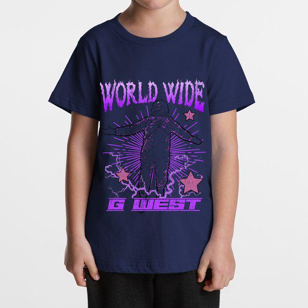 G West Kids Olympic World Wide Star T-Shirt Mens G West