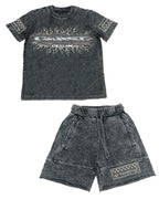 G WEST KIDS STARFLAMES TEE & SHORT G West